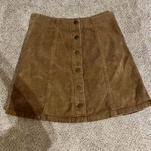 Corduroy Skirt